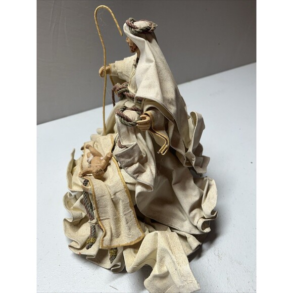 Nativity Set Mary Joseph And Jesus  From The Philippines  14" - Picture 5 of 6